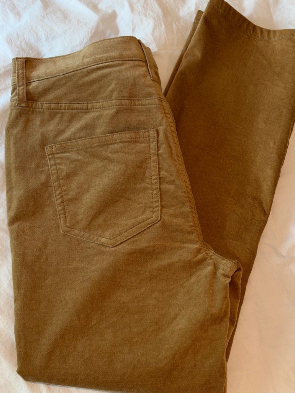 Boden Slim Straight 5-Pocket Velveteen Jeans 6P Chestnut